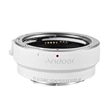 Xtahdge EF-EOSM レンズマウントアダプターは、キヤノン EF/EF-S シリーズレンズから EOS M EF-M M2 M3 M10 カメラボディまでの自動露出オートフォーカスと自動絞りをサポート画像安定性をサポートしています, ホワイト