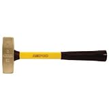 Ampco安全ツール065-H-15FG 2.5 LbをダブルフェイスEng.Hammer W-のFBGハンドル
