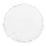 Perfk キッズプレイマット　カーペット　クロールマット　ラグ　水洗い可能　２色選べる - ホワイト