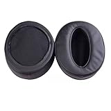 XXTMZ プロテインレザー製交換用イヤーパッド：ゼンハイザー Sennheiser HD4.50BT、HD4.50BTNC、HD4.40BT ヘッドホンに適合 —— イヤーカップにメモリーフォームを内蔵、高い適合性を持ち、古いヘッドホンのイヤーパッドをまるで のように復活させます（ブラック）