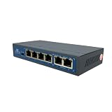 SecuSTATION スイッチングハブ PoEハブ 日本メーカー PoE給電対応 10/100Mbps 最長250m 4ポート SC-PSH42