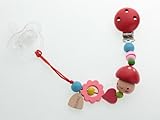 Wooden Girl Pacifier Clip by Adurable [並行輸入品]