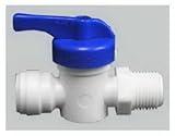Watts PL-3042 Push Male Stop Valve, 3/8-Inch x 3/8-Inch MPT [並行輸入品]