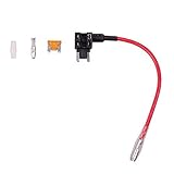 車車両回路ブレードスタイルでattロープロファイルミニヒューズホルダーヒューズタップ5 AmpヒューズAP ATM HitCar ミニ EA-FES