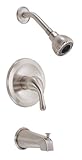 Danze D510011BNT Melrose Single Lever Handle Tub and Shower Faucet Trim Kit, Brushed Nickel (Valve N