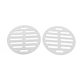 Uxcellステンレススチールキッチンバスルームラウンド床排水カバー4インチ3ピース