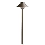 Kichler Lighting 15821AZT27 Llenita 4W 2700K Design Pro LED 12V Path & Spread Landscape Fixture, Tex