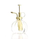 Purism Style-ガラス＆真鍮の噴霧器 透明な色のガラスのボトル＆真ちゅうスプレー