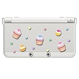 sslink New ニンテンドー 3DS 対応 クリア ハード カバー カップケーキ スイーツ ハート