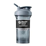 BlenderBottle Pro Series Tritan Pro24 プロテインシェイカー ブレンダーボトル正規品 24oz 容量700ml (メモリ500ml) ピューター BBPRO24 PT