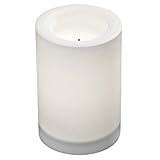 Paradise GL29016WH Solar Color Changing Flameless Candle, 4-Inch by 6-Inch, [並行輸入品]