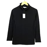 【ＫＡＺＵ ＳＴＹＬＥ】秋冬 授乳タートルスムース出産後用 日本製 (Ｍ, 黒)