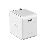 USB C充電器、iFory 18W PD高速充電器ポータブル充電器Type C壁充電器、最大18W出力、互換性のあるiPhone 11 P