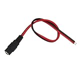 Baoblaze プラスチック　メタル製　CCTV　セキュリティ用　12V　DC電源　ピグテール　メス　5.5x2.1mm　ケーブル　プラグ　ワイヤー　電源 ピグテール 10個セット