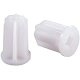 Shepherd Hardware 1/2インチ プラスチック製家具ソケット 7/8 Inch ホワイト 9071 4