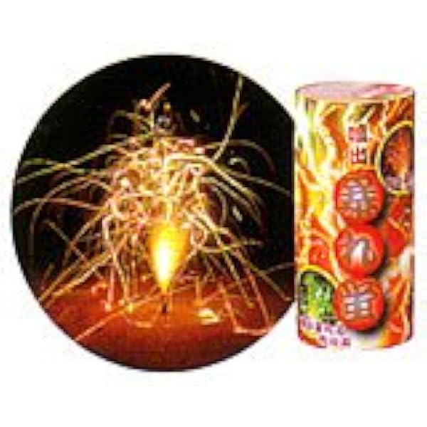 Amazon 紅と緑の暴れる火の玉噴水花火 暴れ蛍 噴き出し花火 おもちゃ