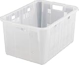 [3290239]ＴＲＵＳＣＯ　メッシュコンテナ　５４Ｌ　透明 TMK54TM