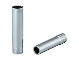 京都機械工具(KTC) 12.7mm (1/2インチ) ディープソケット (十二角) 1-1/4インチ B4L114W