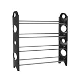 コジット かさばらないシューズラック ブラック