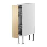 IKEA(イケア) FAKTUM ネクスス バーチ材突き板 29890614 ベースキャビネット/ 引き出し式収納アクセサリー、ネクスス バーチ材突き板