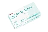 TEIJIN ソフトニトリル手袋 パウダーフリー 厚手・ホワイト L 小箱販売 100枚入