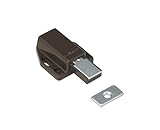 スガツネ工業 ランプ印 マグネラッチ ML-80型 ML-80BR ブラウン