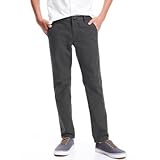 オールドネイビー OLD NAVY/ ビルトインフレックススキニーツイルパンツ チャコール ヘザー ボトムスパンツ 7歳【並行輸入】