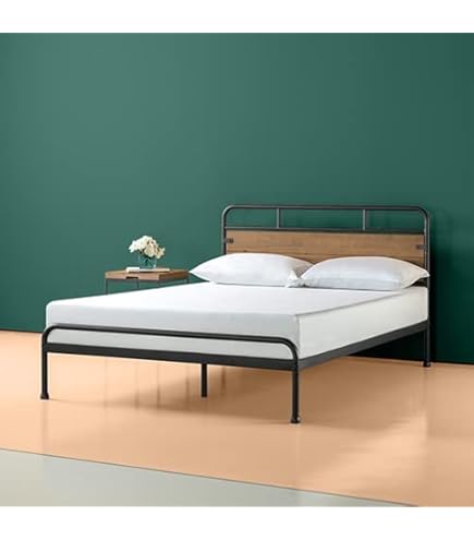 ZINUS メタル ベッドフレーム ダブル Tom l Platform Amazon.co.jp: ZINUS メタル ベッドフレーム ダブル Tom Metal