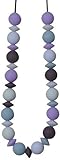 Teethease Medley Teething Necklace (Purples) by Teethease [並行輸入品]