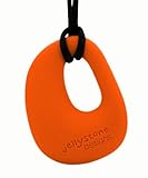 Organic Pendant - Silicone Necklace (Teething/Nursing) (Carrot) by Jellystone Designs [並行輸入品]