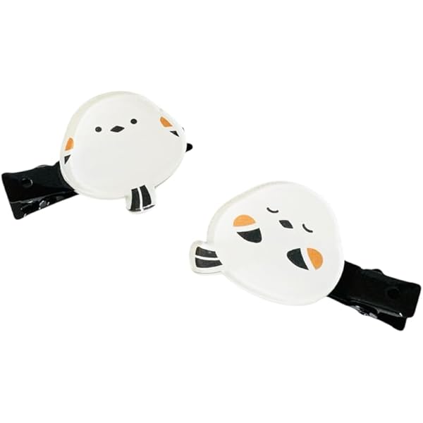 Amazon.co.jp: [きながにシマエナガ] まえがみクリップ ヘアクリップ