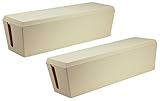 スマイルキッズ コード収納 スリム タップボックス 2個組 ベージュ AKD-50BE-2P