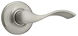 Kwikset 92001-405 Balboa Passage Lever Lockset, Satin Nickel [並行輸入品]