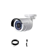 HIKVISION 200万画素 防犯カメラ 1台 防犯カメラ 増設 セット ケーブル アダプター 付き （ 屋外 用 1台 ）