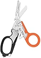 LEATHERMAN (レザーマン) 救急用はさみ ラプター HOLSTERケース付き (ブラック/オレンジ) [並行輸入品]