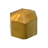 LASCO 17-6185 3/8-Inch Compression Brass Cap [並行輸入品]