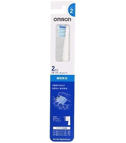 Amazon.co.jp: 【純正品】オムロン 電動歯ブラシ 歯垢除去コンパクト