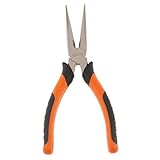 P Prettyia ノーズプライヤー　作業工具　ニードルノーズプライヤー　防錆性 - 8インチニッケルメッキ