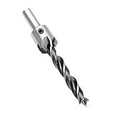 面取りドリル HSS 5フルート カウンター シンクドリル ビット スクリュー 5角面取り木工 工具 ツール レンチ付き 10mm