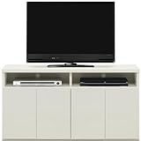 テレビ台 テレビボード 薄型 ハイタイプ 寝室 北欧 木製 おしゃれ TV台 120cm 収納 完成品 キャビネット AV収納 棚 上品 リビング 61179-61181 (ホワイト)