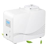 Mxmoonant アロマディフューザー 水なし 業務用 800ml セントラルエアコン接続可能 3000㎥まで適用 リードディフューザー 寝室 カフェ アパレル店 喫茶店 オフェス 脱臭 香り (白)