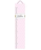子供用キャンバスGrowth Chartソフトピンクゴールド女の子寝室赤ちゃん保育園ウォールアートGrowth Chart gc0310