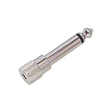 φ3.5mm モノラルミニジャック(メス) → φ6.3mm モノラル標準プラグ(オス) 変換プラグ PLG-N1
