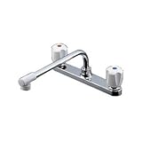 TOTO キッチン用水栓金具【TKJ23UR】(一般地・寒冷地共用) 2ハンドル混合栓/台付きタイプ 鉛低減 [蛇口]