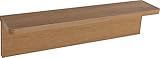壁掛け棚 エルシェルフ2 コンフォートシリーズ 石膏ボード専用取り付け金具付き 幅60cmX奥行13cm(カカオナチュラル)