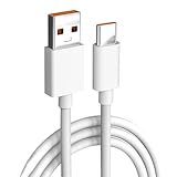120W USB Type-C ケーブル 6A 用 充電ケーブル急速充電 約20分で80%充電 usbケーブル タイプc 120W/67W/33W/18w多対応Turbo Charge データ転送 Galaxy HUAWEI OPPO AndroidスマホQC対応 (1PCS)