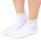 (ソウビエン) 足袋 白 レディース こはぜ ストレッチ クッション底 ストレッチ足袋 静電防止 撥水加工 5枚こはぜ M