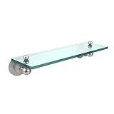Allied Brass AP-1/16-SCH 16-Inch by 5-Inch Single Glass Shelf [並行輸入品]