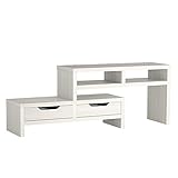 arne テレビ台 テレビボード ローボード 伸縮 コーナー 32型 40型 日本製 完成品 ZERO ミドルTV ロータイプ ホワイトウッド