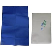 Amazon | 煎茶道具 盆巾 （かがり仕立て） 藍染 35×23㎝ 煎茶用 | 徳増